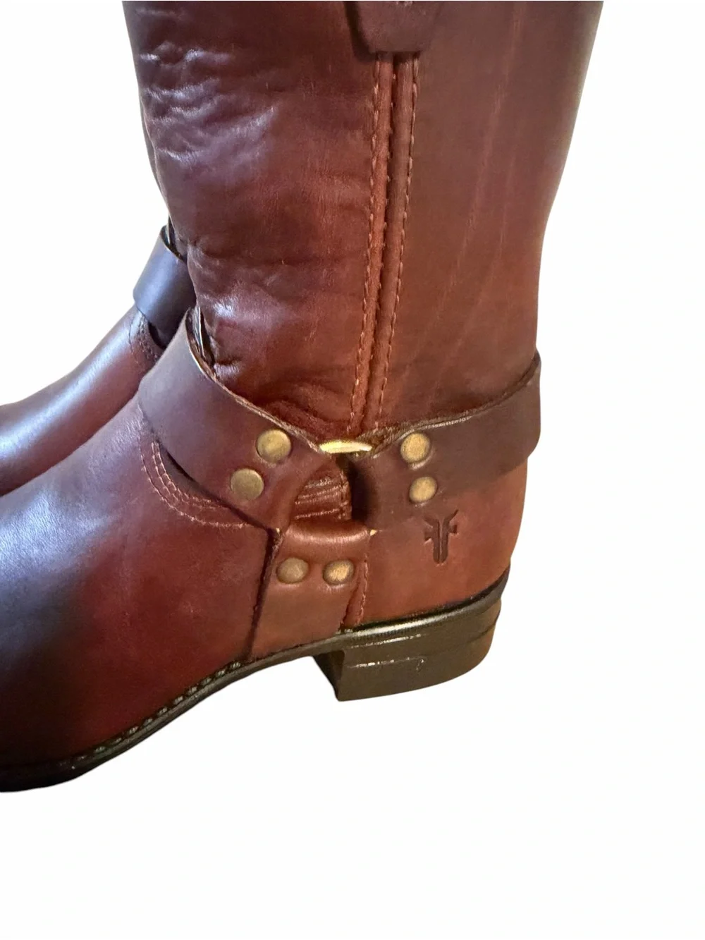 Frye NEW Youth Vintage Small Frye Pull On Harness Boots Size 1 #267074